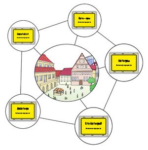Grafik: Städte und Landkreise
