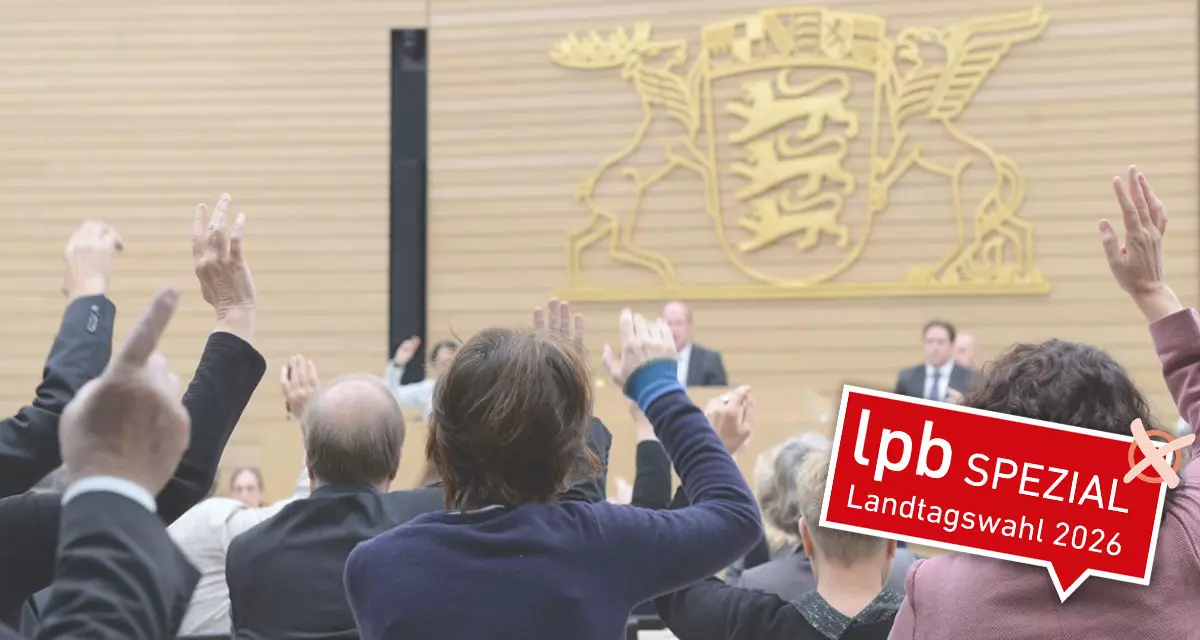 Plenarsitzung. Foto: © Pressebild Landtag Baden-Württemberg | Logo LpB Spezial Landtagswahl 2026