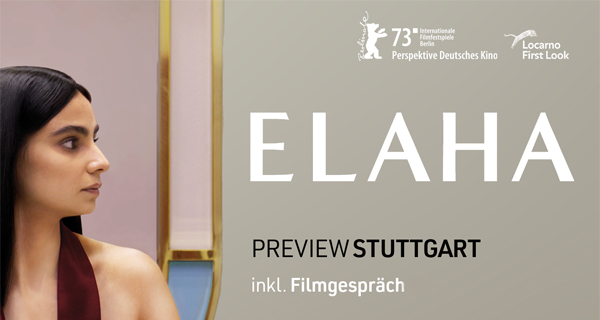 Ausschnitt aus Sozial Media Post zum Film ELAHA. Preview in Stuttgart, inkl. Filmgespräch