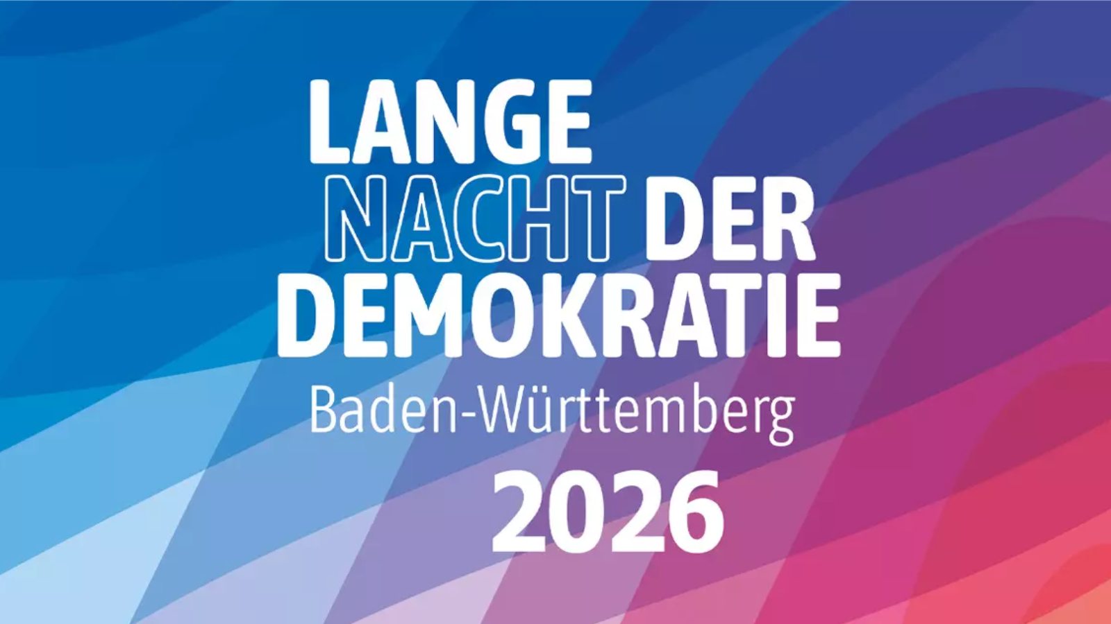 Lange Nacht der Demokratie Banner